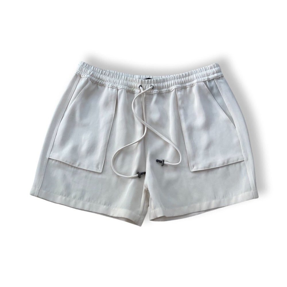 Tom Ford White Acetate Summer Shorts Size 42